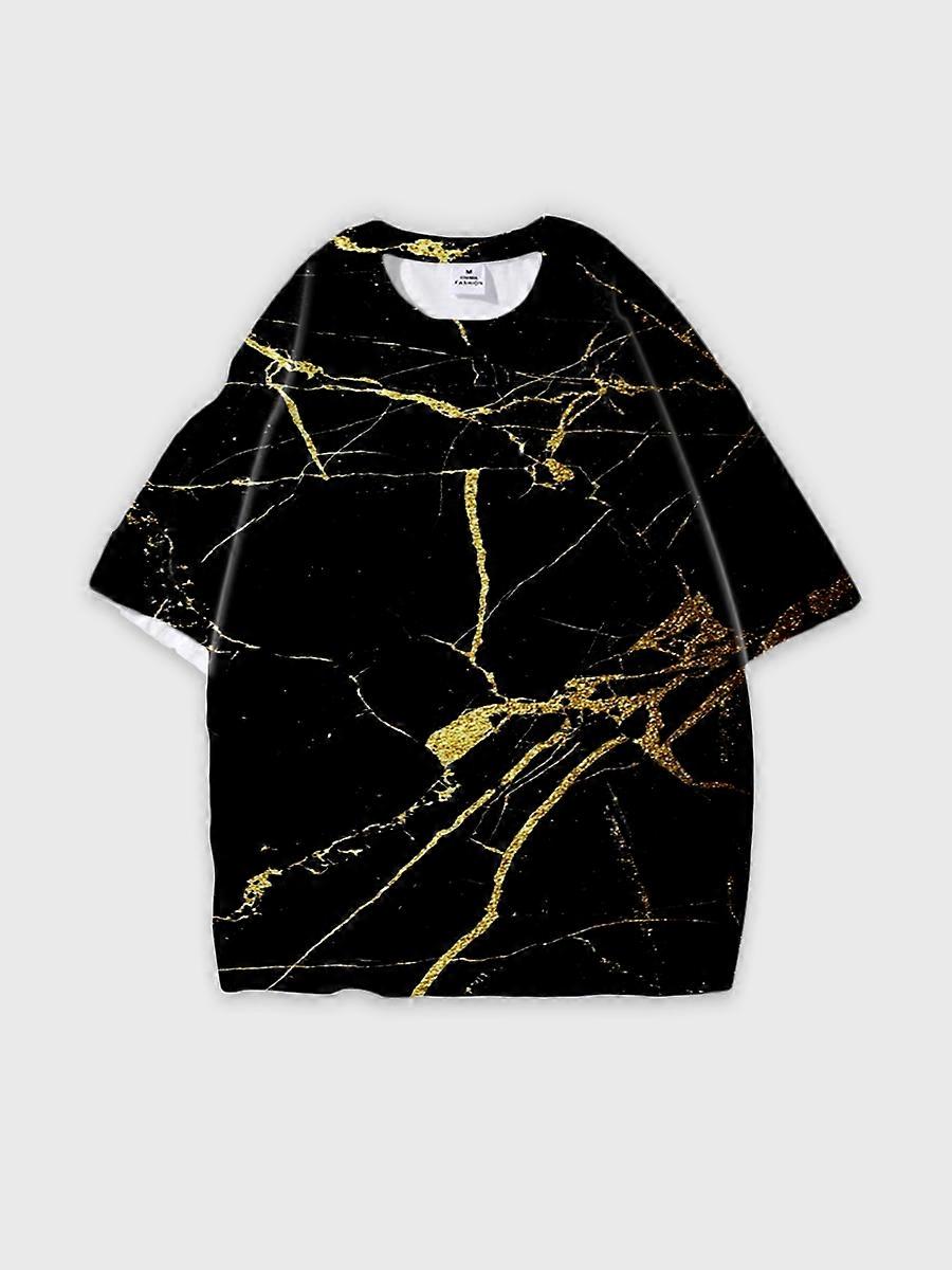 T-shirt round neck Pattern loose short sleeve JW2248