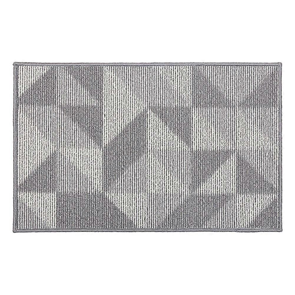 Home Floor Mat Doormat Indoor Front Entryway Porch Nonslip Polypropylene Easy to Clean 80x50cm 1Set