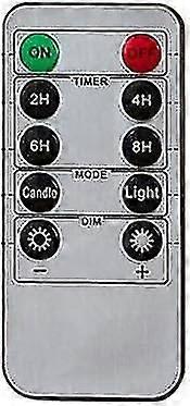 4x Universal Remote Control with 24 Hours Timer for Flameless Swinging LED Candles