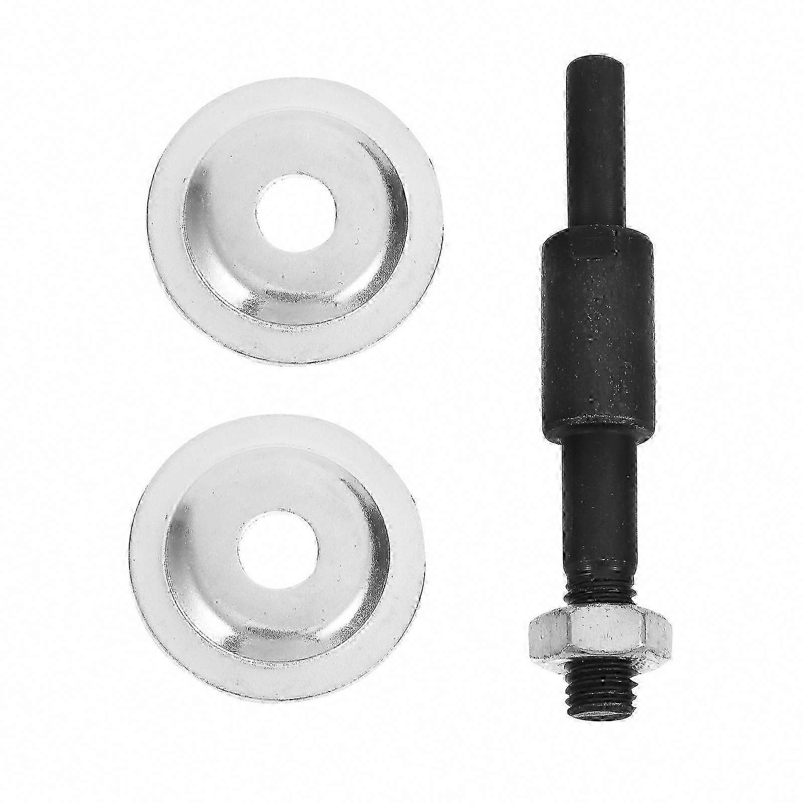 2 Sets Metal Motor Shaft Adapter for Grinding Wheel Arbor Threaded Spindle