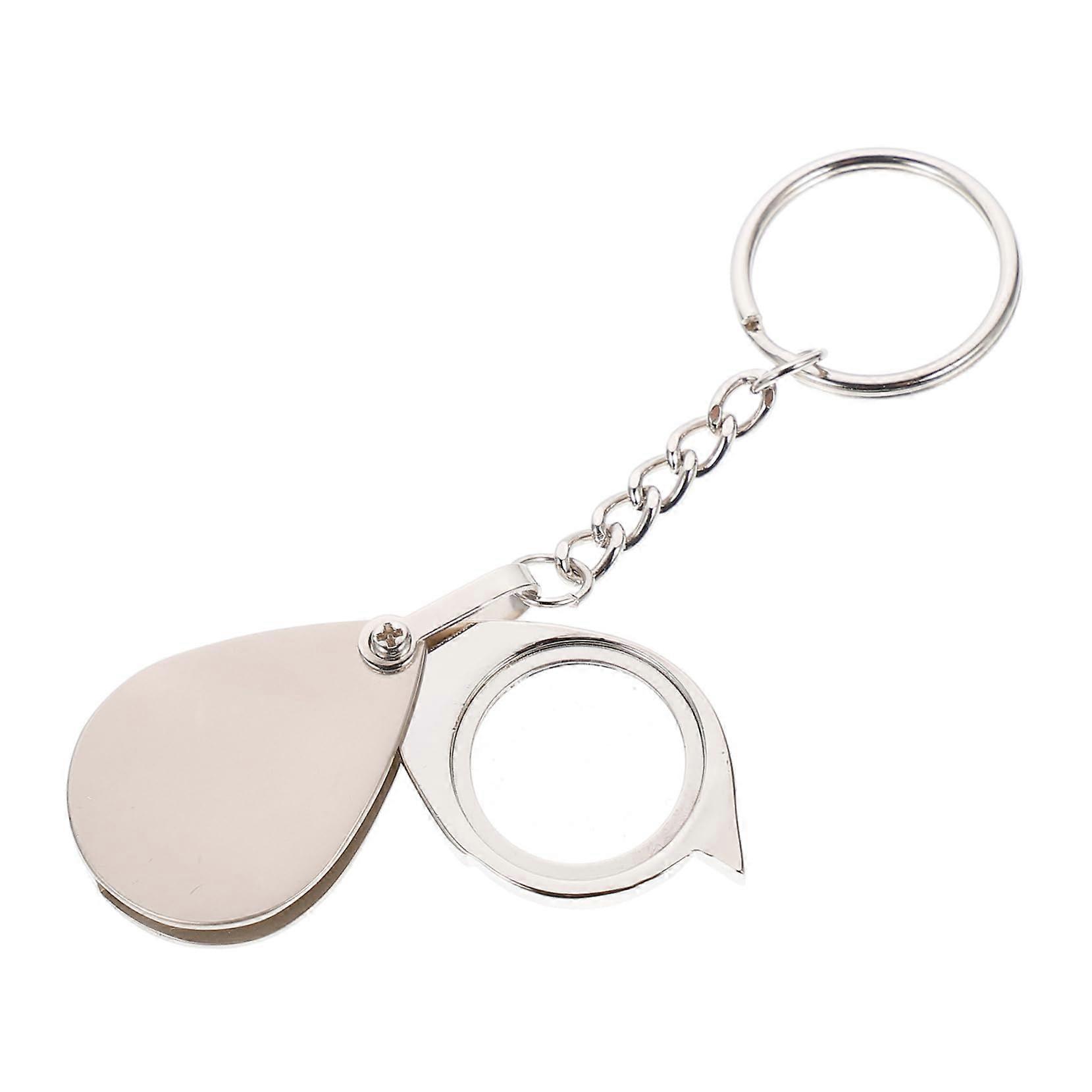 Mini Folding Magnifier Keychain for Jewelry, Coins, Stamps, and Antiques – for Exploring the Tiny World
