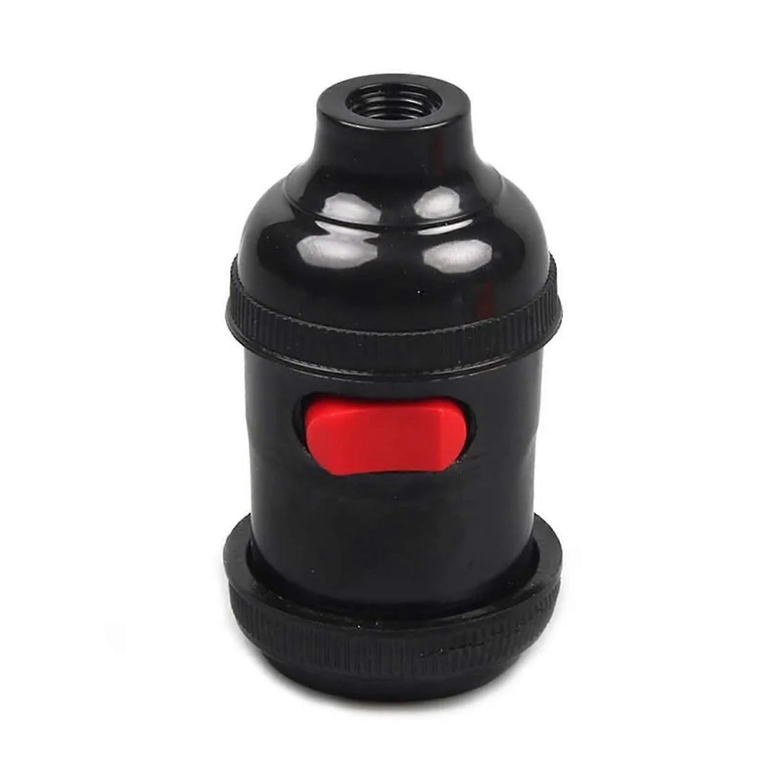 temperature waterproof ceramic pendant, E27 lamp socket, bedside plastic screw, chandelier light head, machine tool lamp holder (PC Switch E27 R)