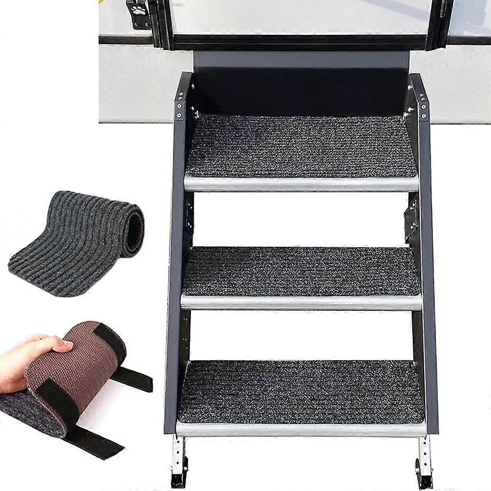 RV Step Covers 4 PCs Step Level Covers RV Stair Covers Replacement for Lippert Steps Trailer Camper  UV Resistant