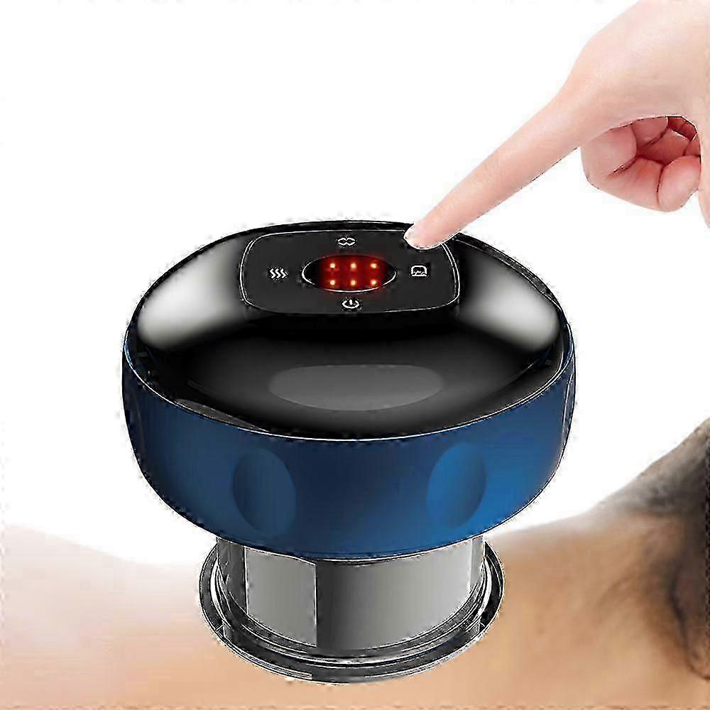 2-in-1 Electric Cupping Therapy Massager Smart Gua Sha Tool with Auto Timer 12 Level Temperature and Suction Adjustable Cordless Type-C Rechargeable 1