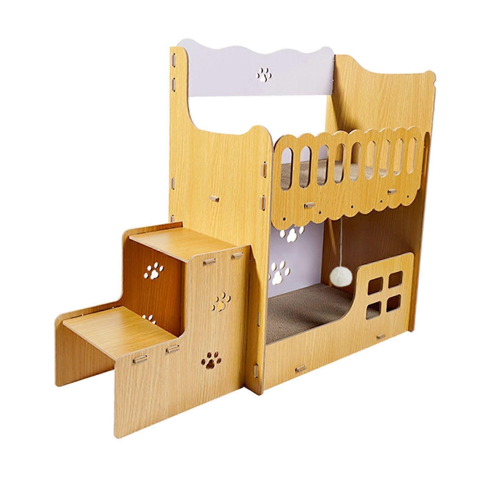 AWHAO Cat Scratcher Stable Vertical Cat Play House for Small Animals Cat Birthday