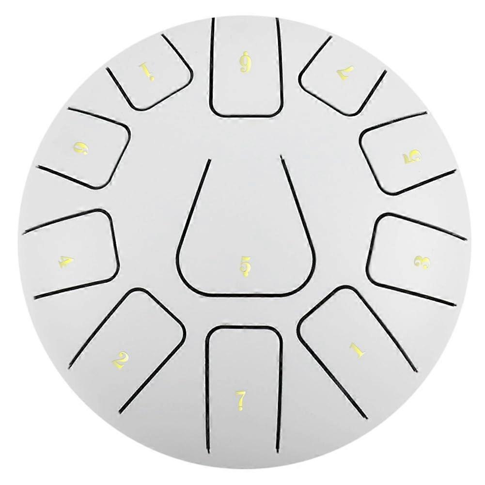 8 Steel Tongue Drums, 11Tone Tambourine with Drumsticks and Fingerpicks for Meditation Tambourine Instrument F Ref: 1252