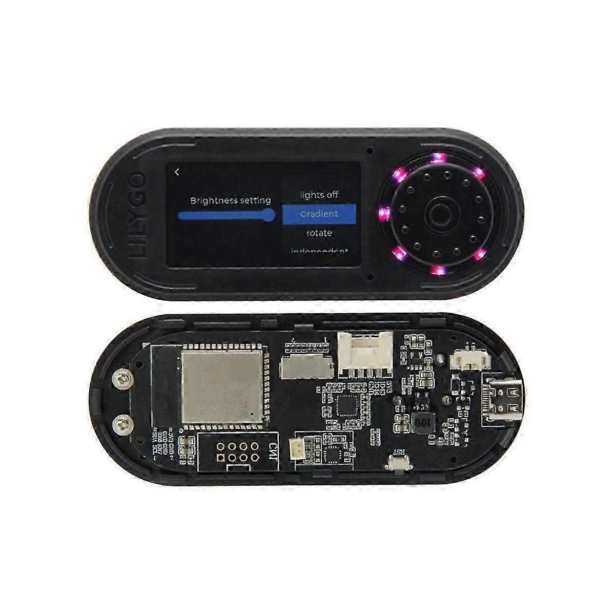 Multifunksjonelt bærbart ESP32-S3-utviklingskort med LCD RGB-skjerm, mikrofon og roterende koder for DIY-prosjekter