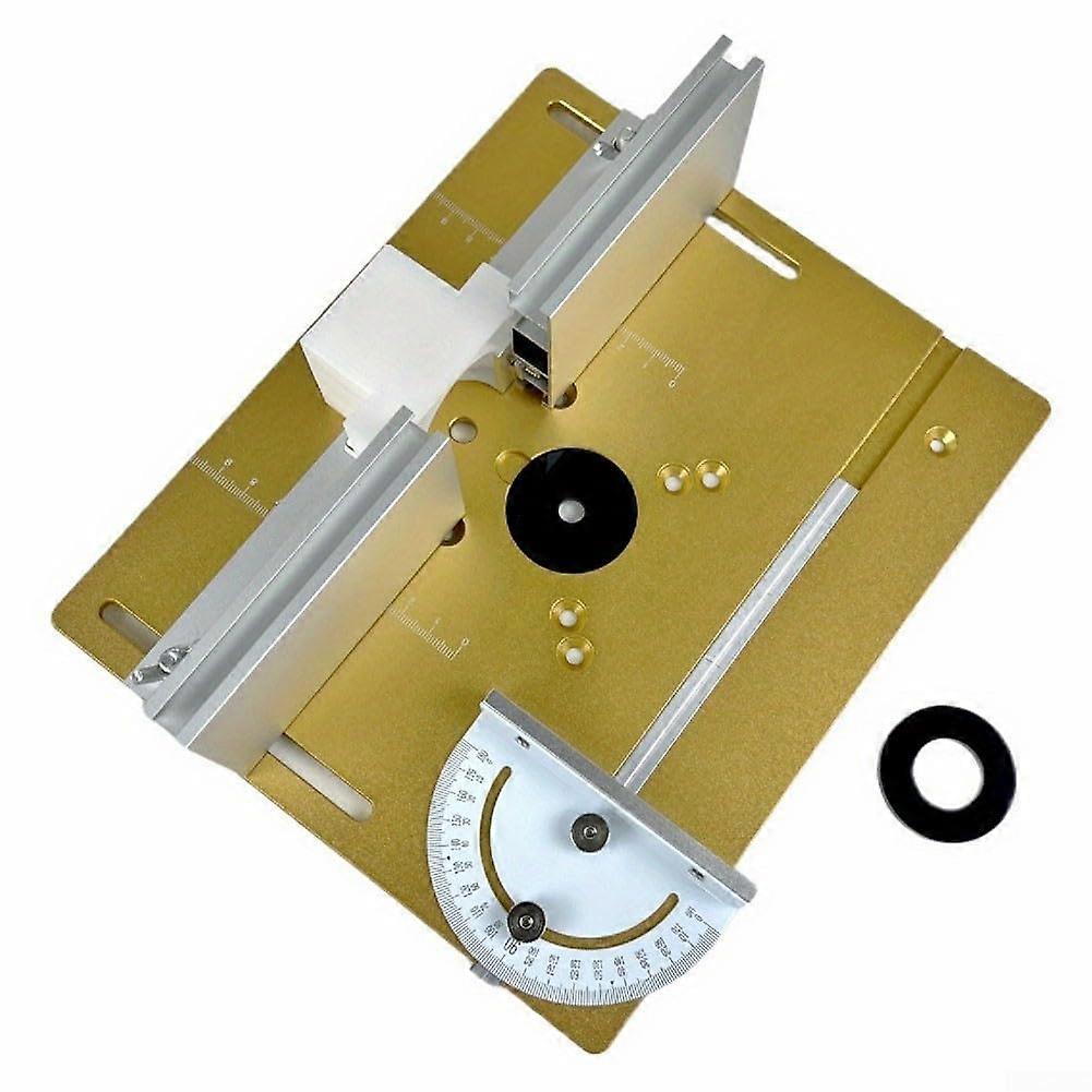 Efficient and foldable aluminum milling table plate for woodworking applications