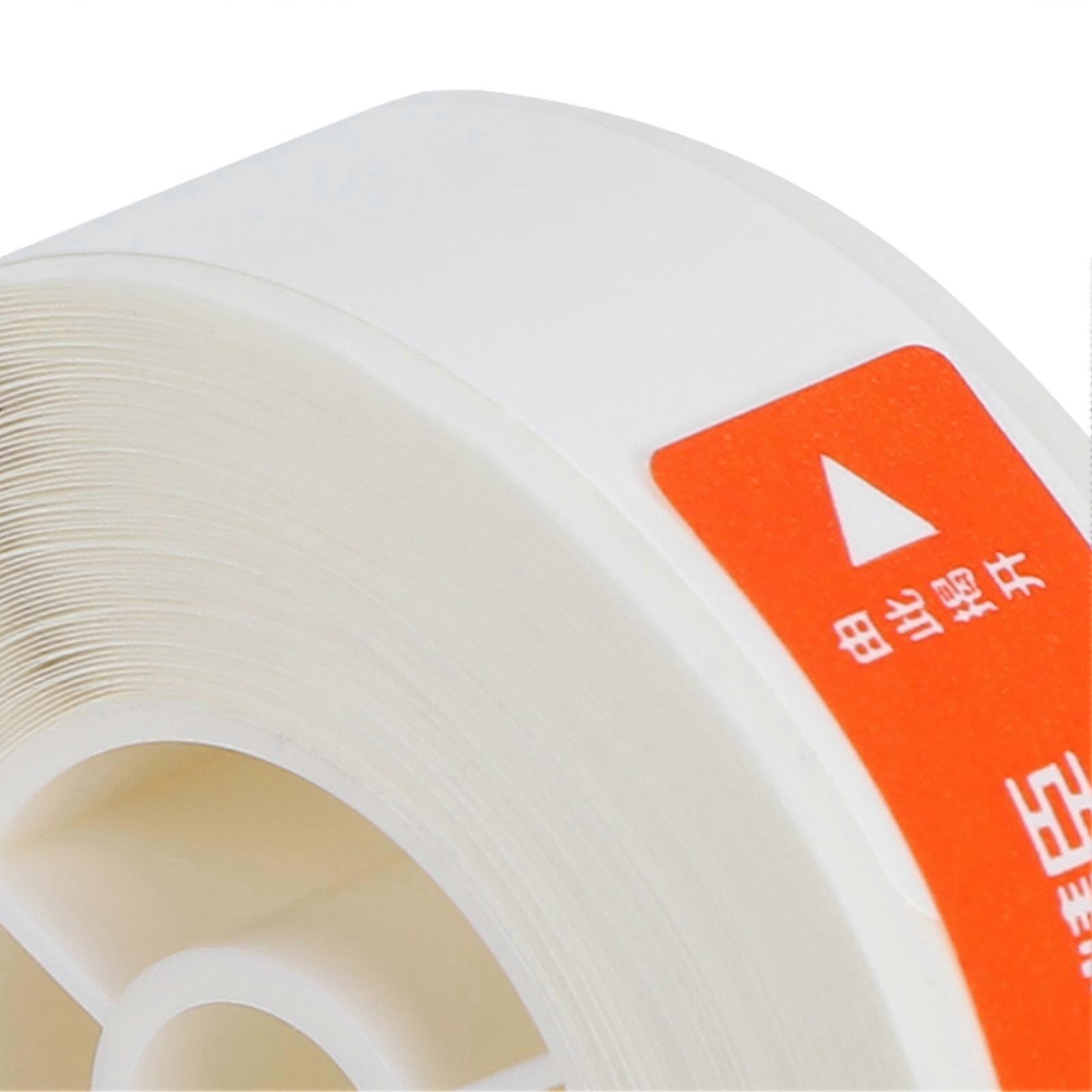 Label Paper Thermal Stickers Print Character Single Color Waterproof Marking StickerWhite