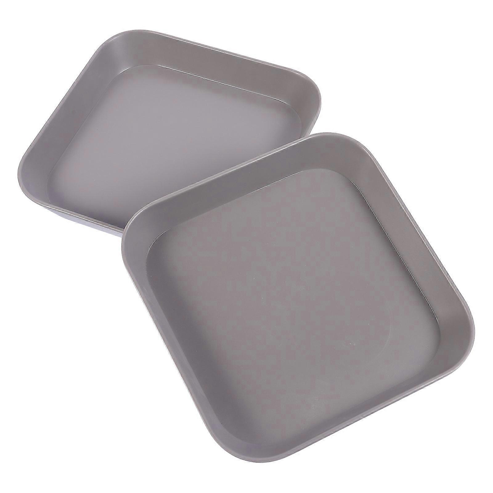 Grey Resin Bone Spit Plate for Storage with Modern Minimalist Style 7.87x7.87 Inches
