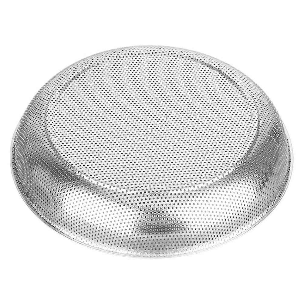 Stainless Steel Fine Mesh Colander Basket for Kitchen Use with Smooth Surface Silver
