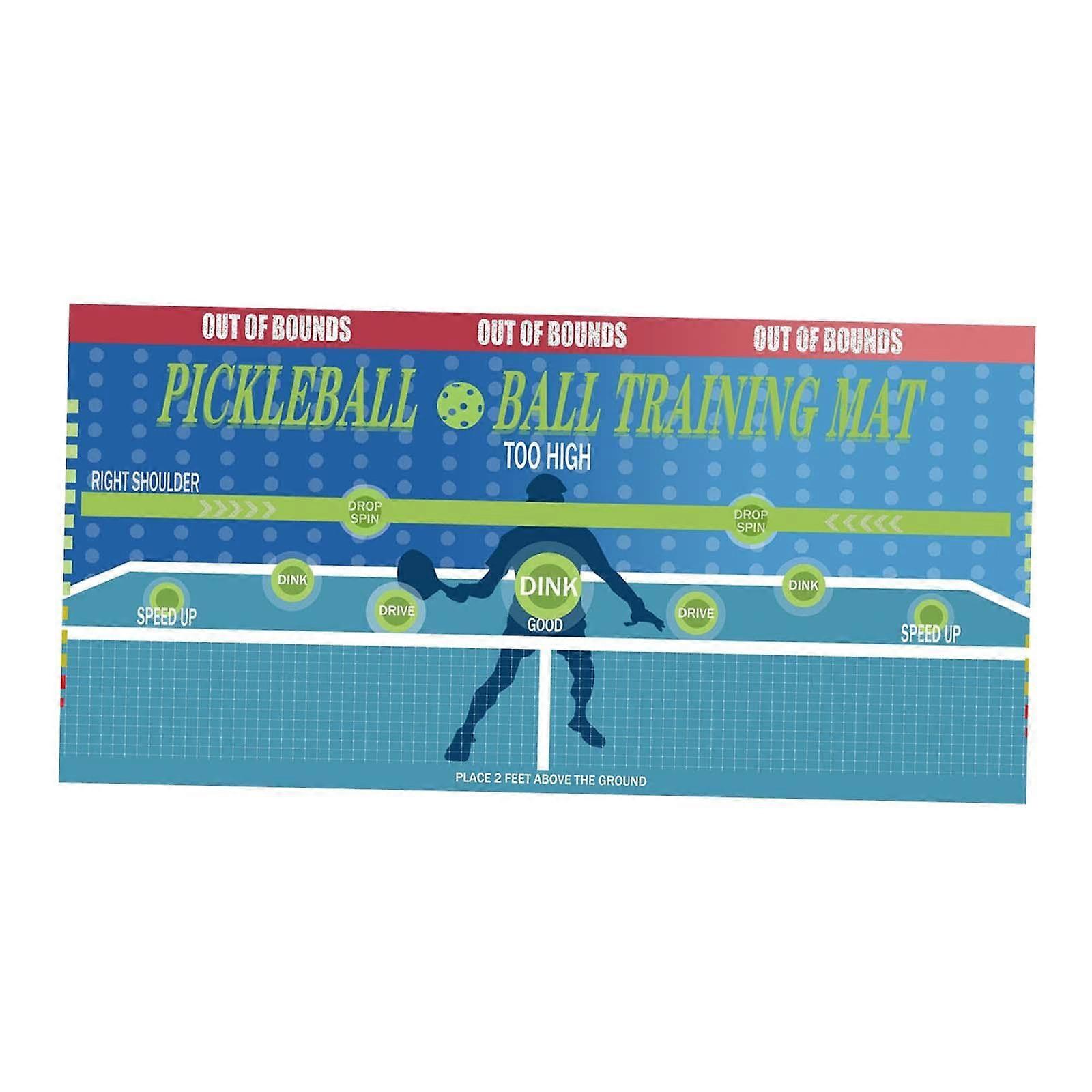 Pickleball Pad Pickleball Exercise Rebounder Improve Pickleball Skills Pickleball Training Poster Mat