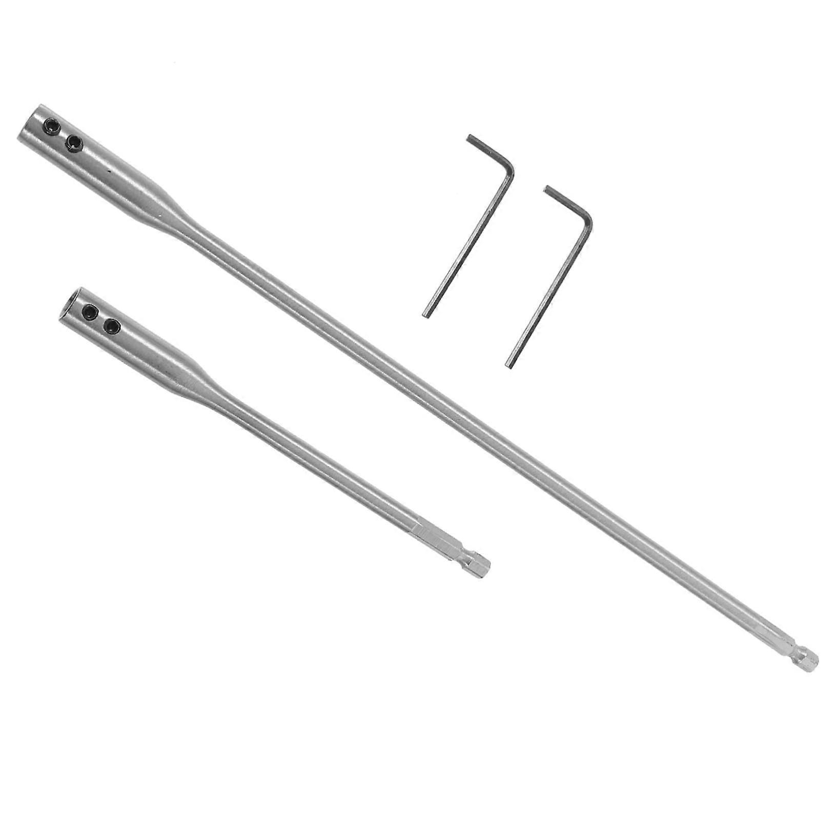 1 Set of Drill Bit Extensions, Alloy Steel, MultiPiece for HardtoReach Screws, Lightweight and Portable for Metal Drilling Work