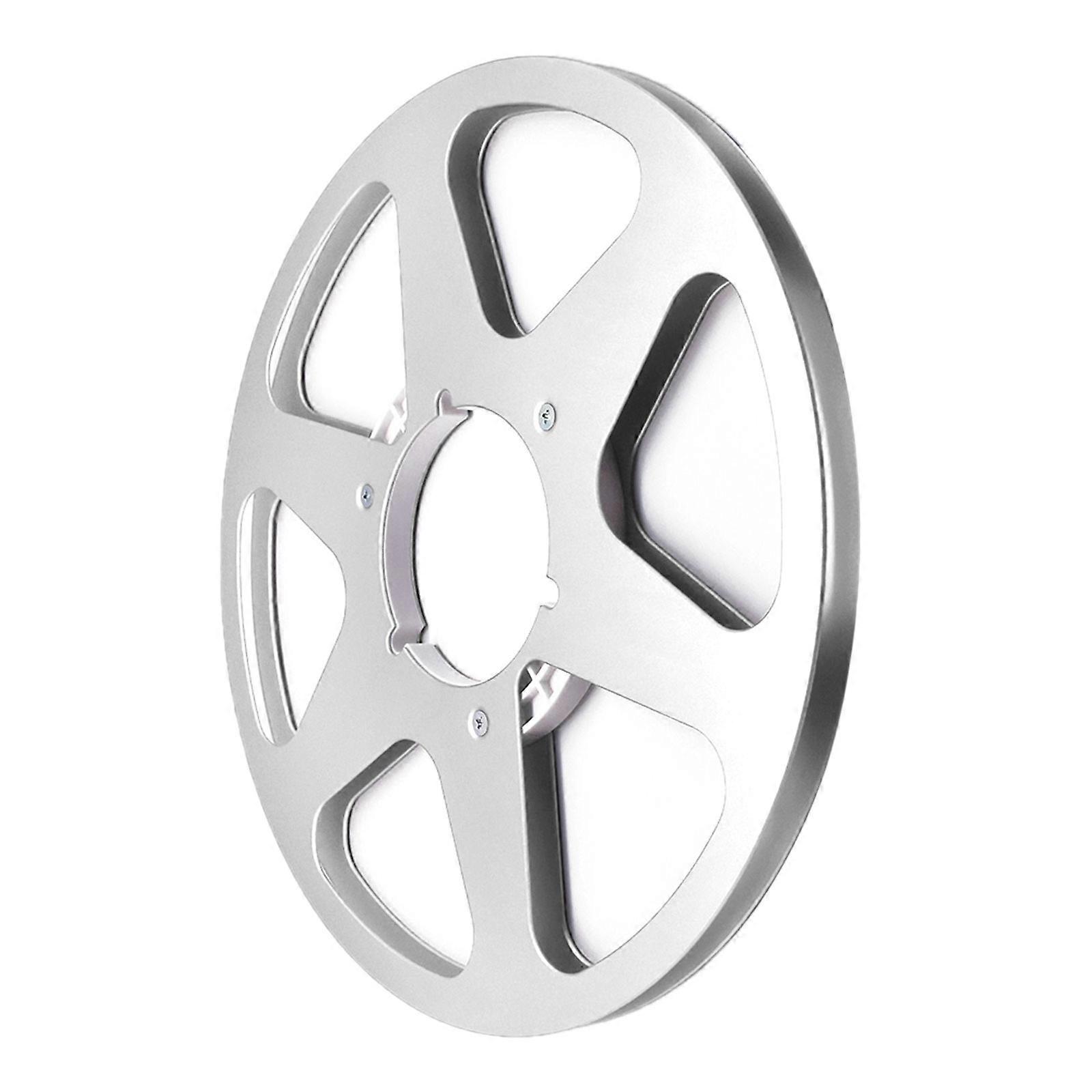 Aluminum 6 Hole Reel 10.5Inch Empty Tape With Nab Hub Disk For Studio Equipment Box Packaging Multicolor