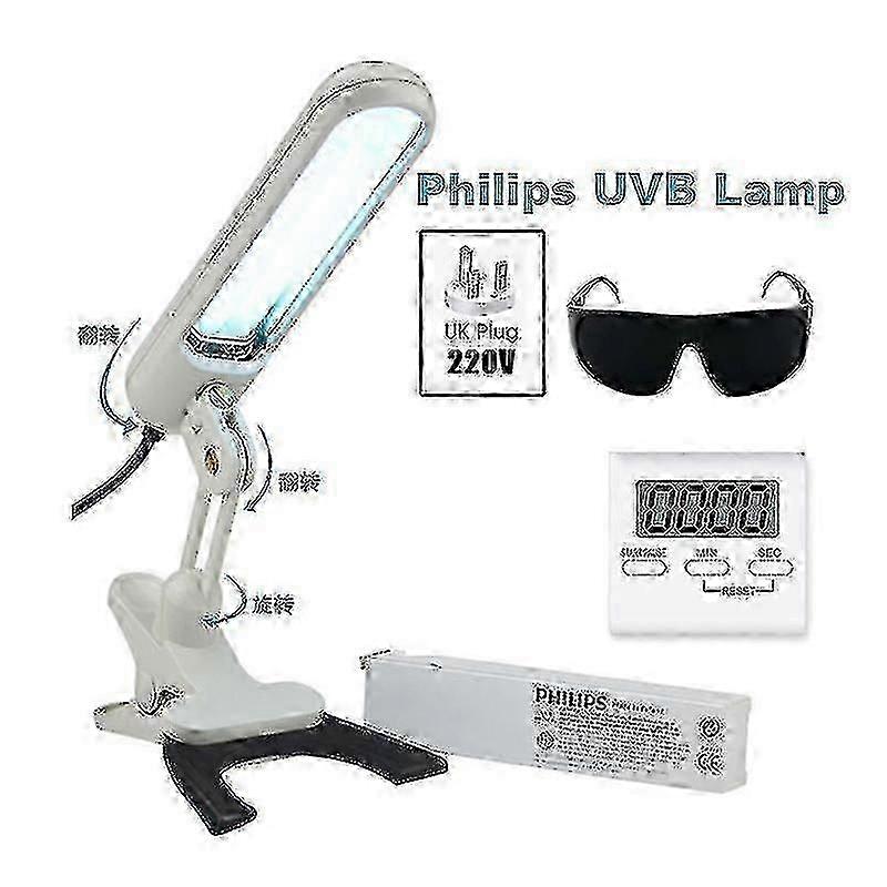 UVB 311nm phototherapy device for skin conditions treatment