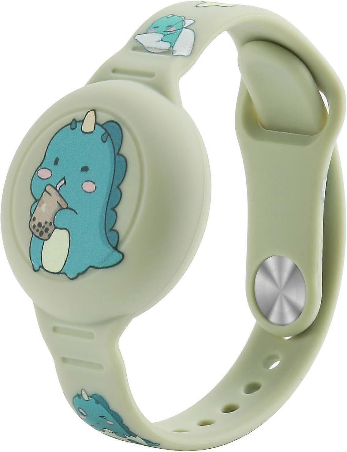 Waterproof Air tag Bracelets for Kids - Soft Silicone Hidden Air tag Wristband - Lightweight GPS Tracker Holder for Apple Airtag Watch Band for Child