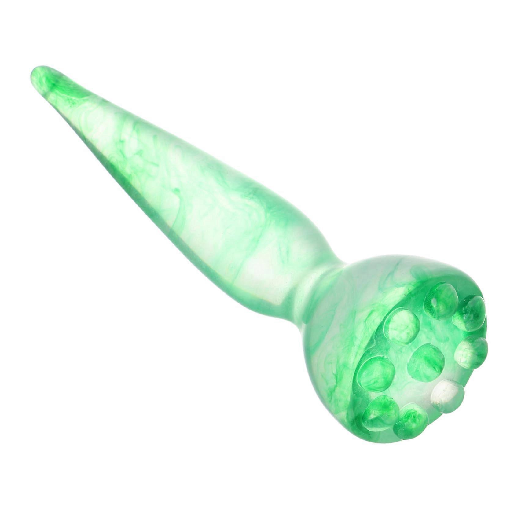 Manual Resin Acupressure Stick Lotus-Form Trigger Point Tool Deep Tissue Massage For Face And Body Pink Relaxation