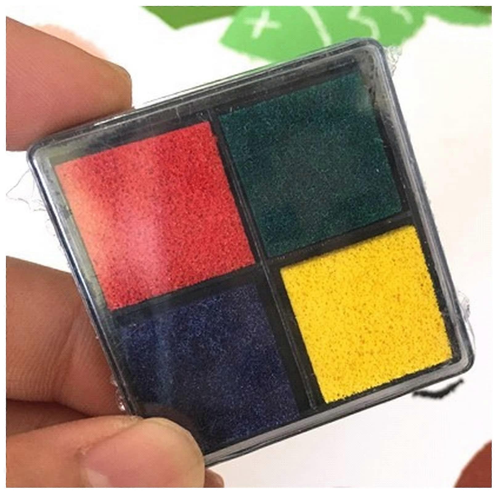 Stempelkissen Oil-Based DIY Ink Pads for Rubber Stamps, Scrapbooking, Fingerprint Stamping, Black Color