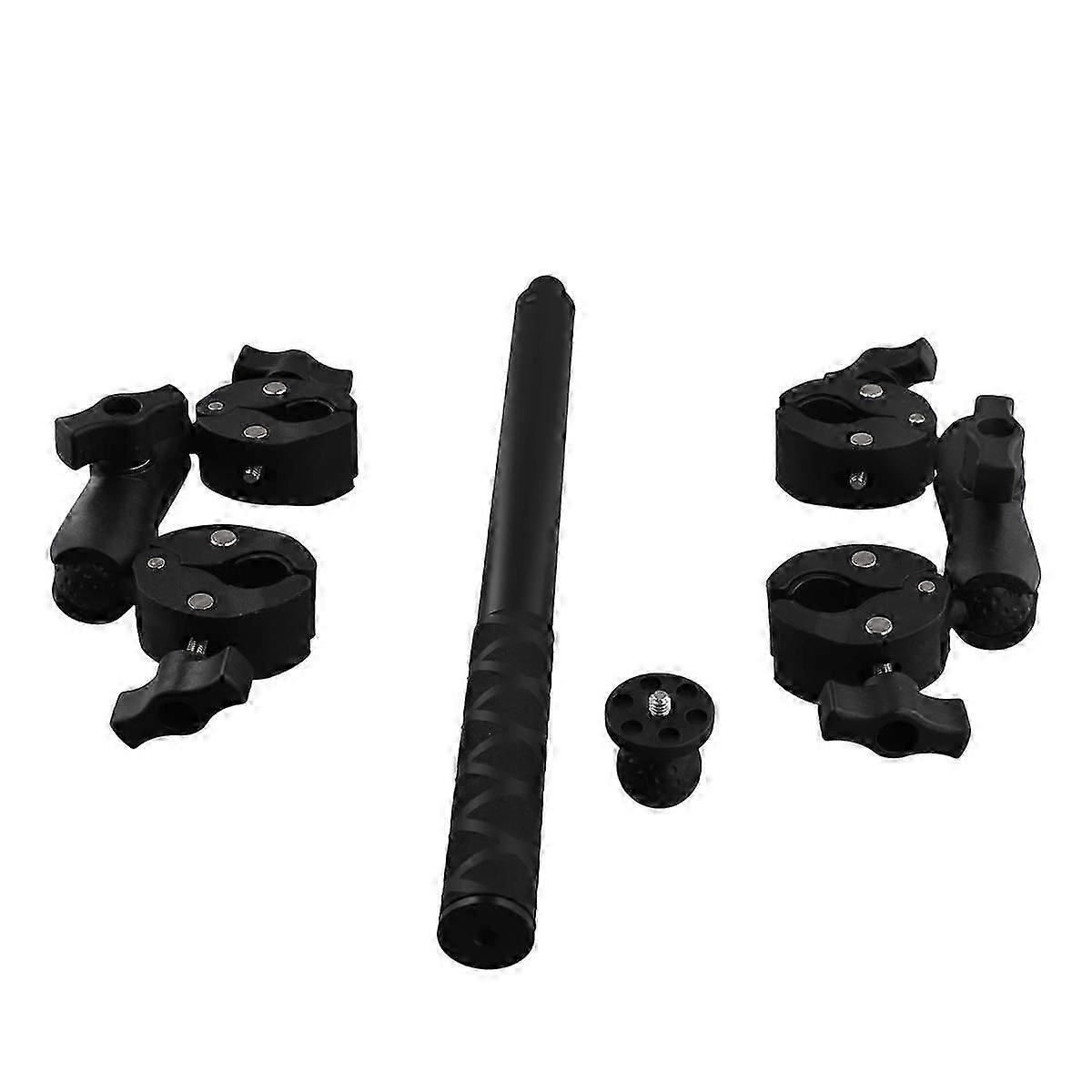 For X2 Motorcycle Bicycle Panoramic Selfie Stick Monopod Mount Handlebar Bracket for Accessory