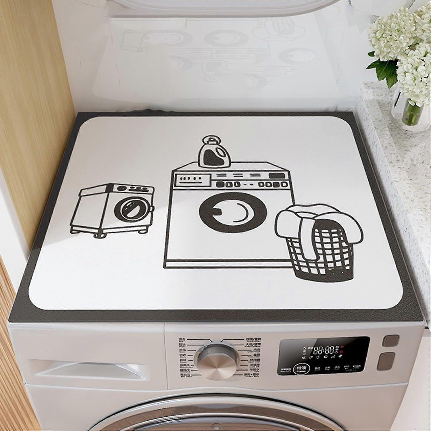Washing Machine Mat, Dust Protection Pads for Washers and Dryers, 50 x 60 cm, Suitable for Coffee Tables and Appliances