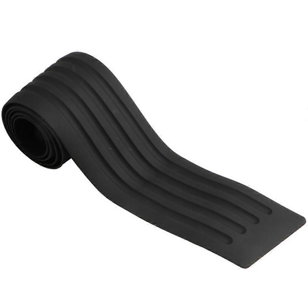 Car Bumper Protector Strip Black Rubber Collision Guard for SUVs Trucks Durable Scratch Protection Easy Installation for Rear Bumper Trunk Sill