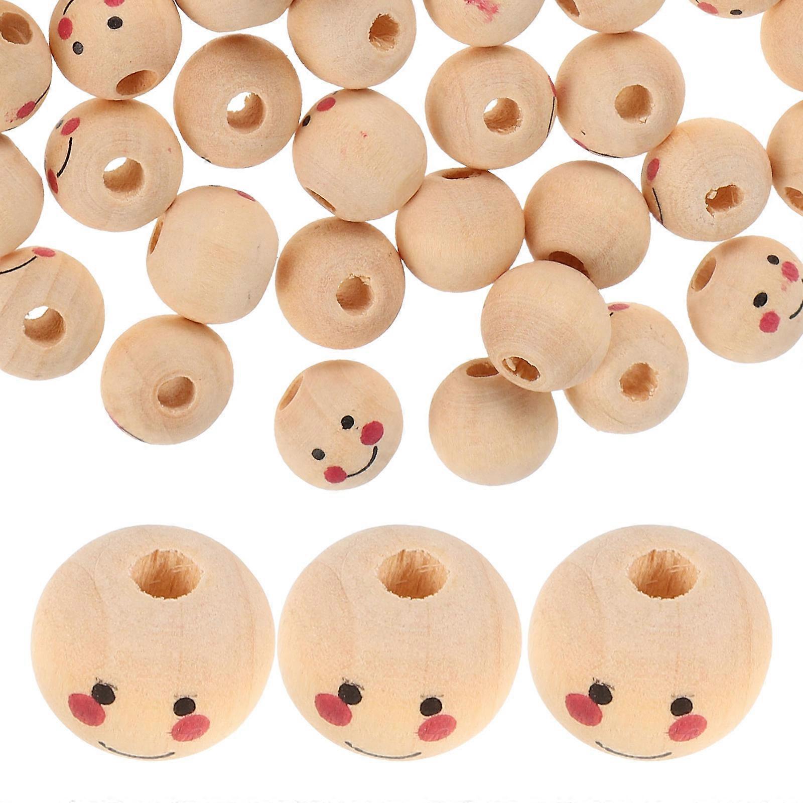 Smile Beads 100pcs Assorted Loose Beads for DIY Jewelry Making, Ideal for Bracelets, Necklaces, Anklets, and Earrings