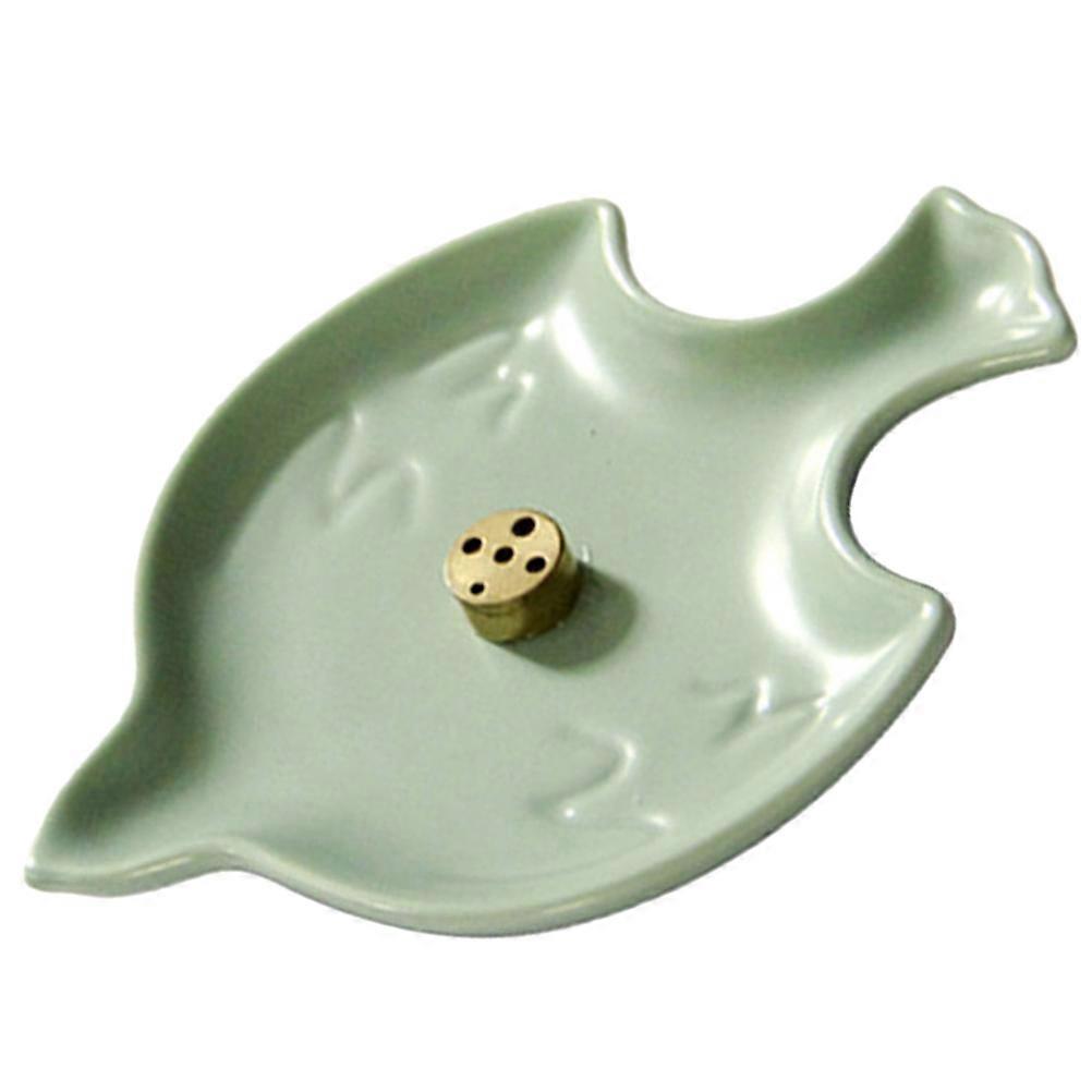 Decorative Censer Ceramic Aromatherapy Burner Minimalist Design For Tabletop Ornament 1Pack