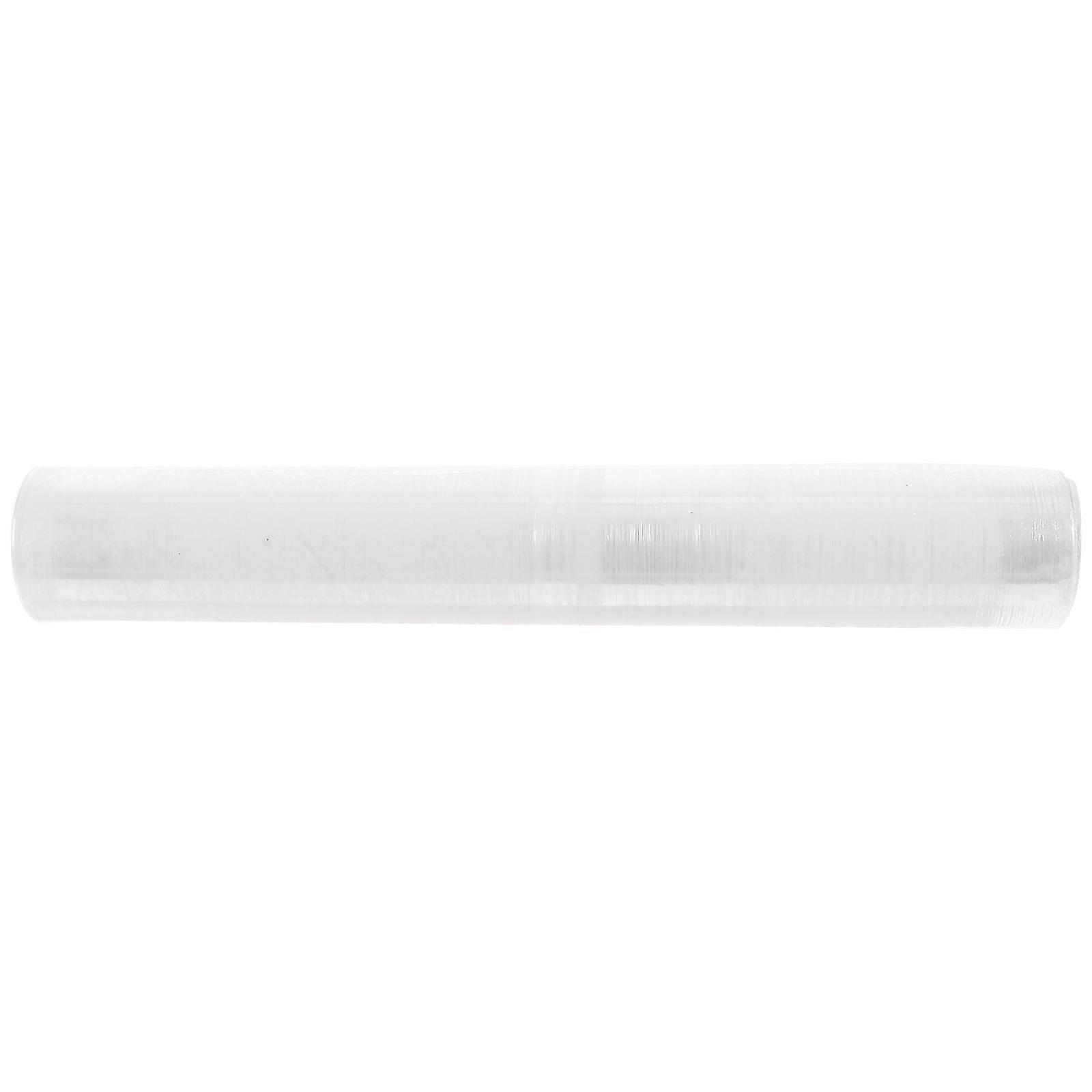 Food Cling Wrap Transparent Cling Wrap Home Fridge Sealing Stretchable PVC 1 Roll