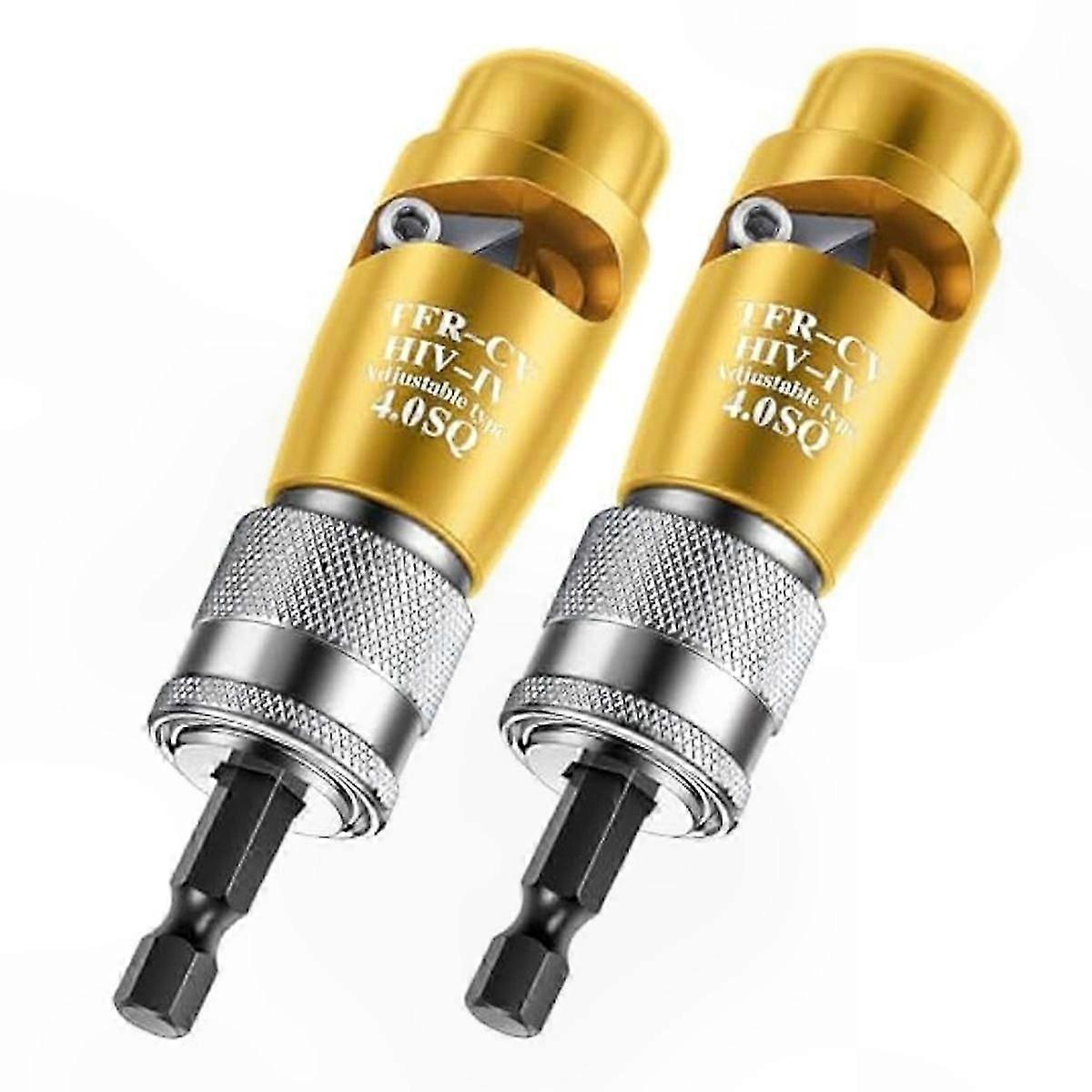 2-Pack Wire Stripping Tool with Drill-Compatible Fast Twisting Function for Electrical Projects