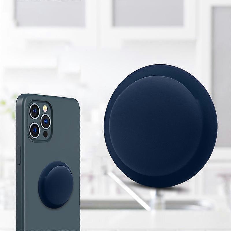 Stick on Cover Soft Silicone Protective Case for Apple AirTags 2021 - Dark Blue