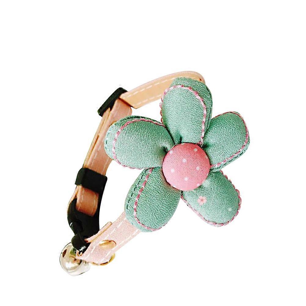 Adjustable Pet Collar With Big Flower Design For Cats And Dogs Daily Wear 1Pcs