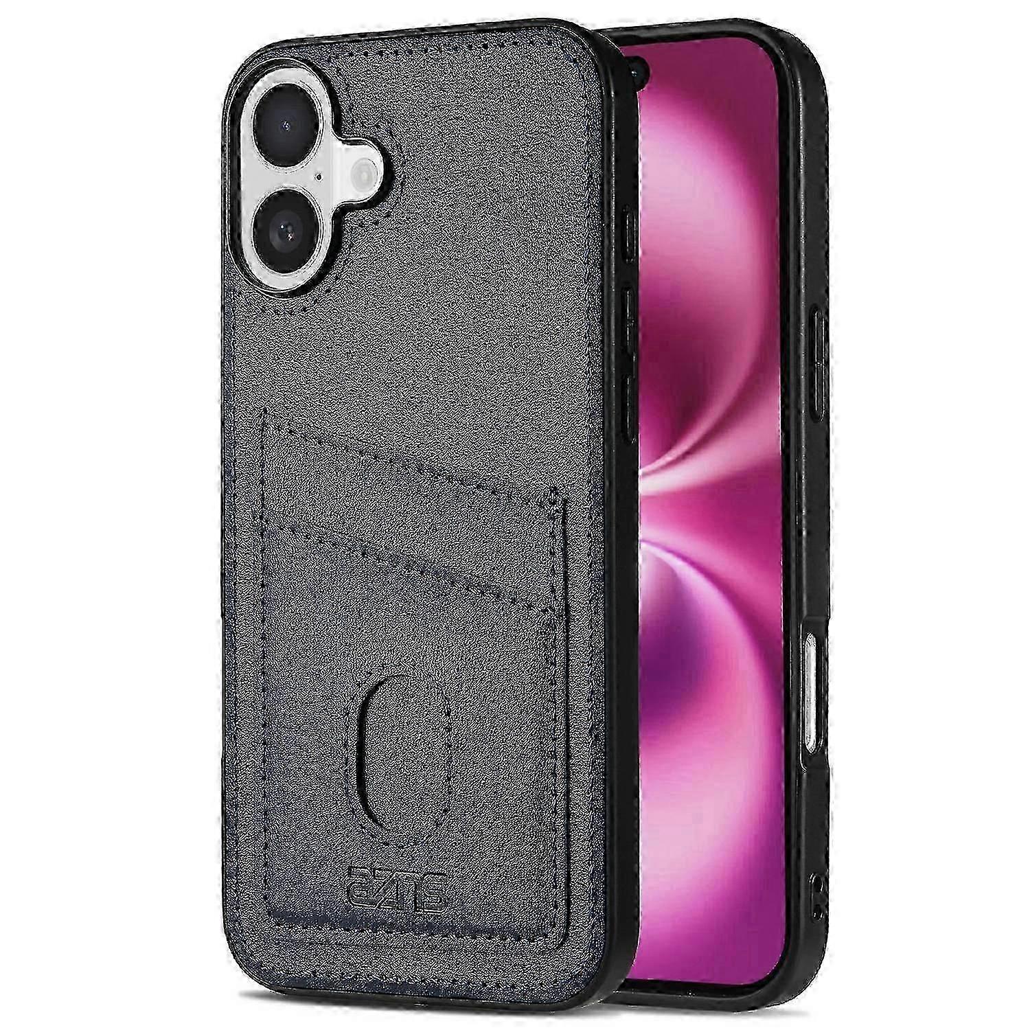 Calf Texture Anti-Drop PU+TPU Phone Case for Iphone iPhone 16