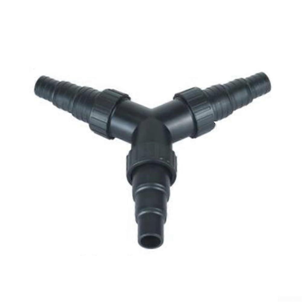 Manage the water flow of your aquarium with a reliable threeway pump adapter (02).