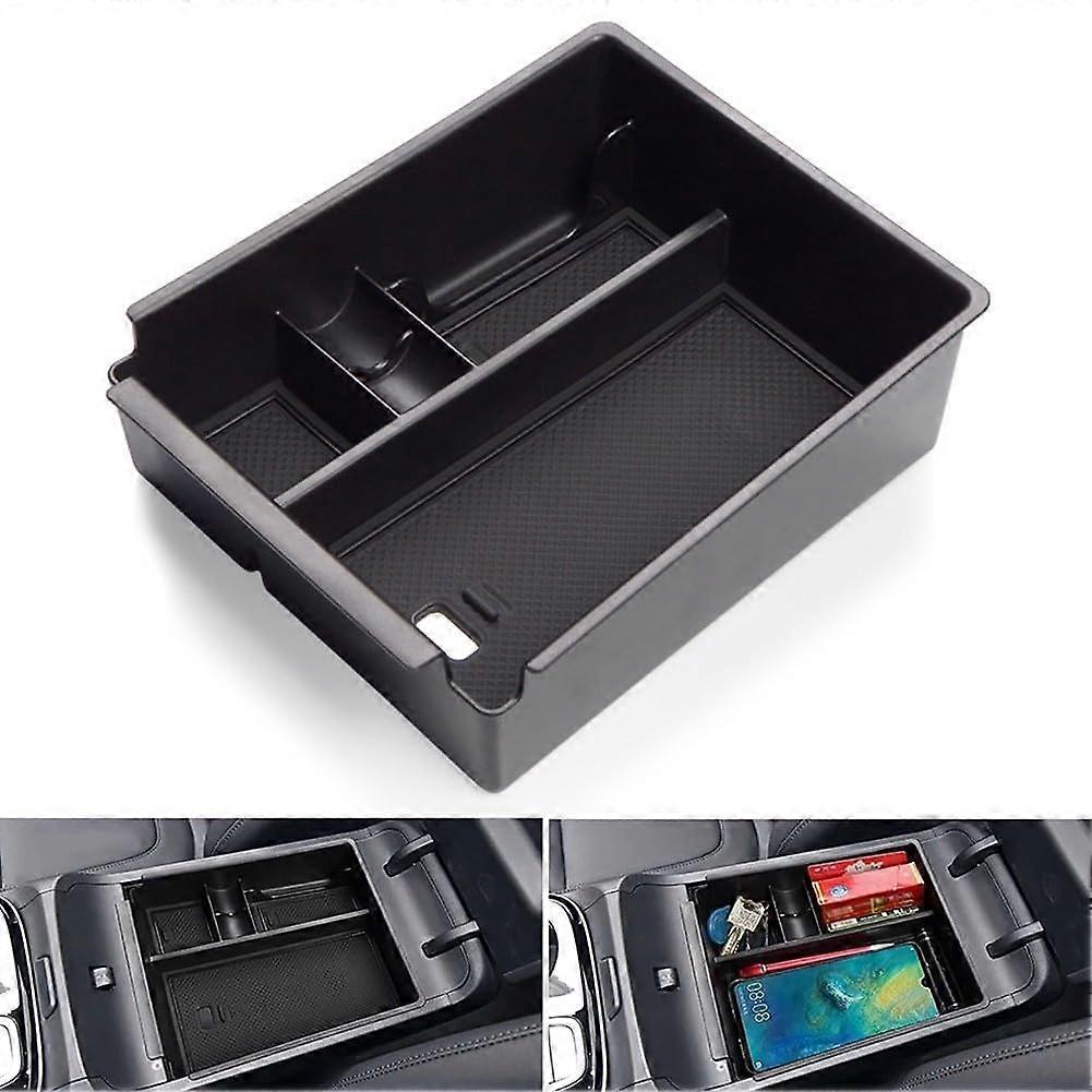 Center Console Armrest Storage Box Organizer with Non-Slip Silicone Pad for Hyundai Tucson NX4 2022