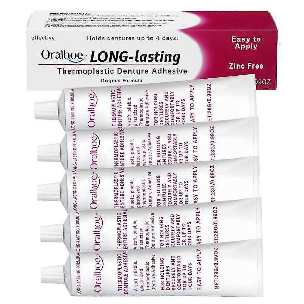 Cushion Grip Thermoplastic Denture Adhesive Cream Comfort Strong Hold Denture-Adhesive Cream for False Teeth