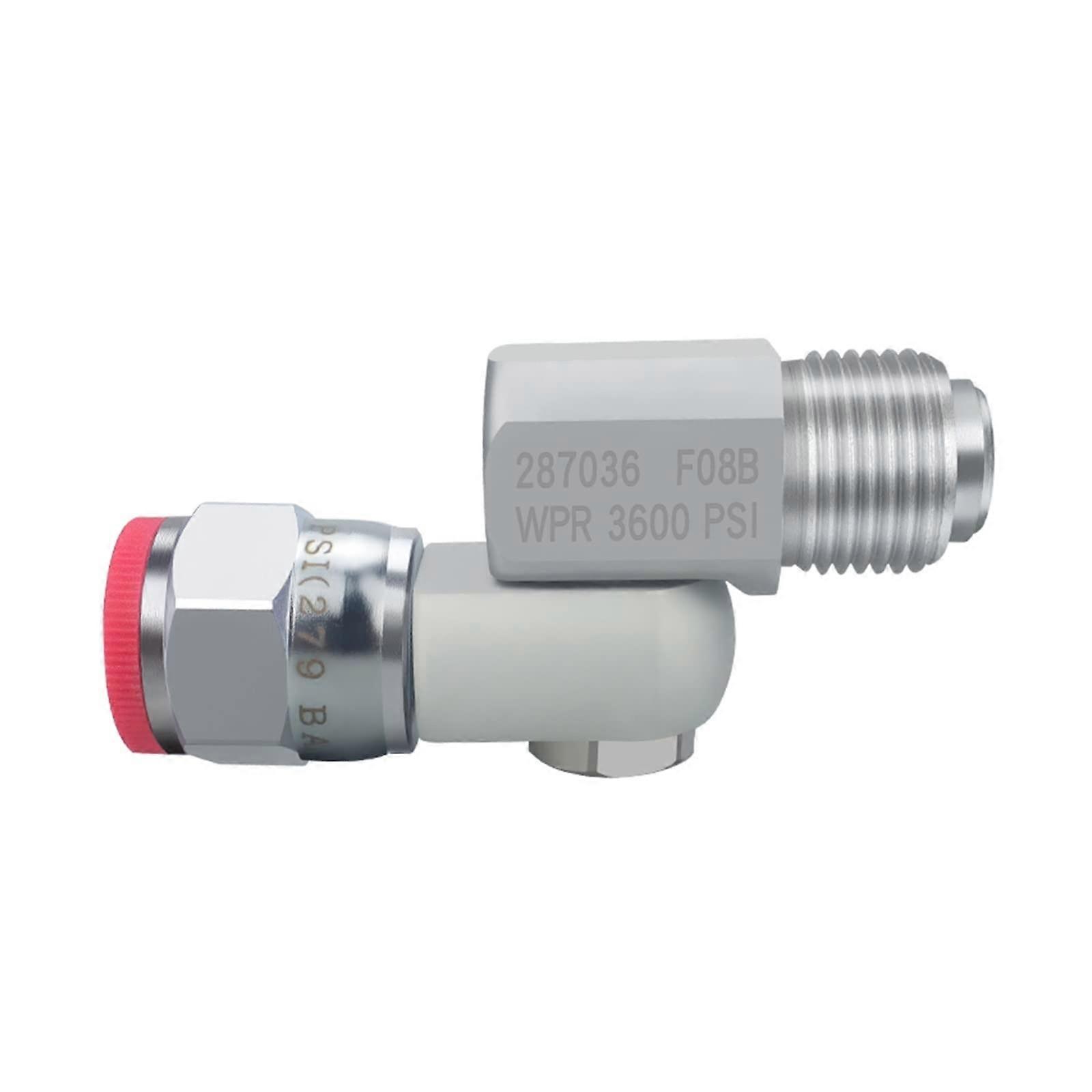 Airless spray gun with nozzle shutoff valve swivel adapter (287036) Ref: 2948