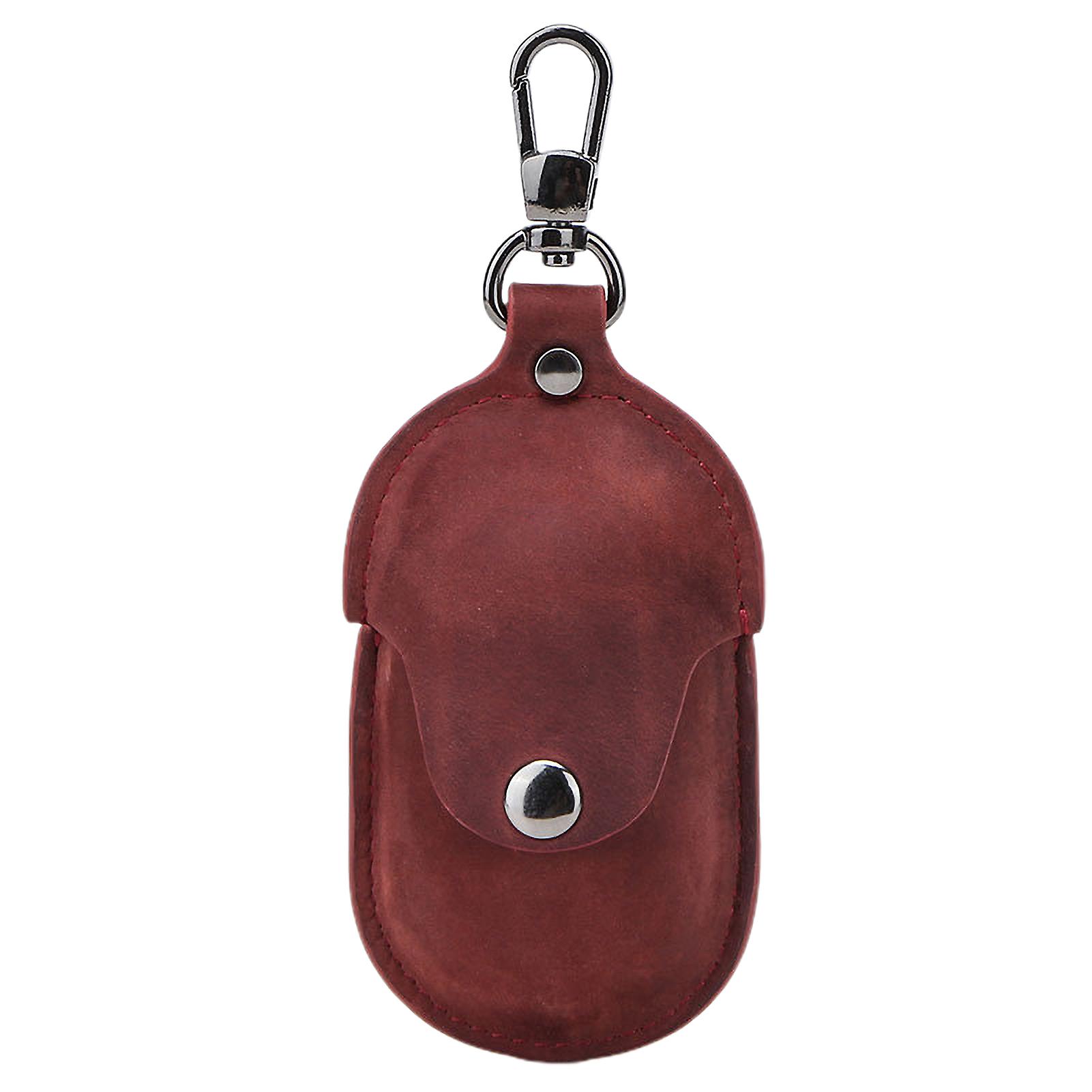 Wireless Headphone Case Portable Protective Cover With Charging Hole Wine Red