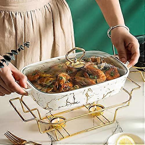 Chafing Dish Made of Ceramic, Buffet Server, Warming Tray, Food Buffets, Food Warmers for Parties