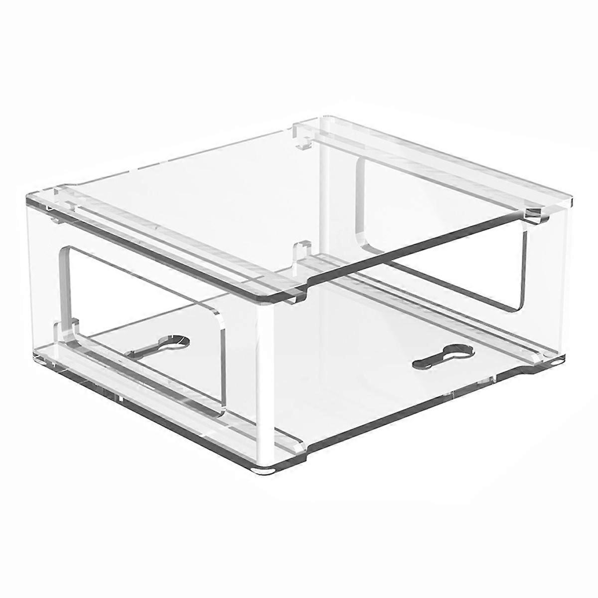 Wall Mount and Under Desk Mount Stand Holder for S12 Pro Mini PC N100 Computer Host Stand with Scre