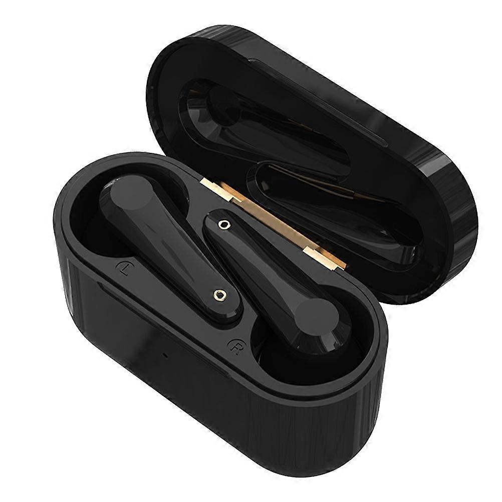 Wireless Earphone 1 Set TWS Design For Workout Running Driving Black Color With Stable Wireless Connection