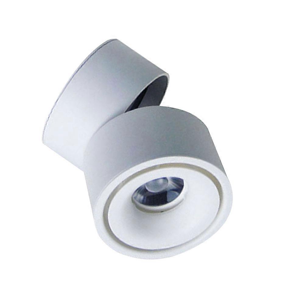 Adjustable LED Ceiling Spot Light with Thickened Radiator for Home Lighting White 7W