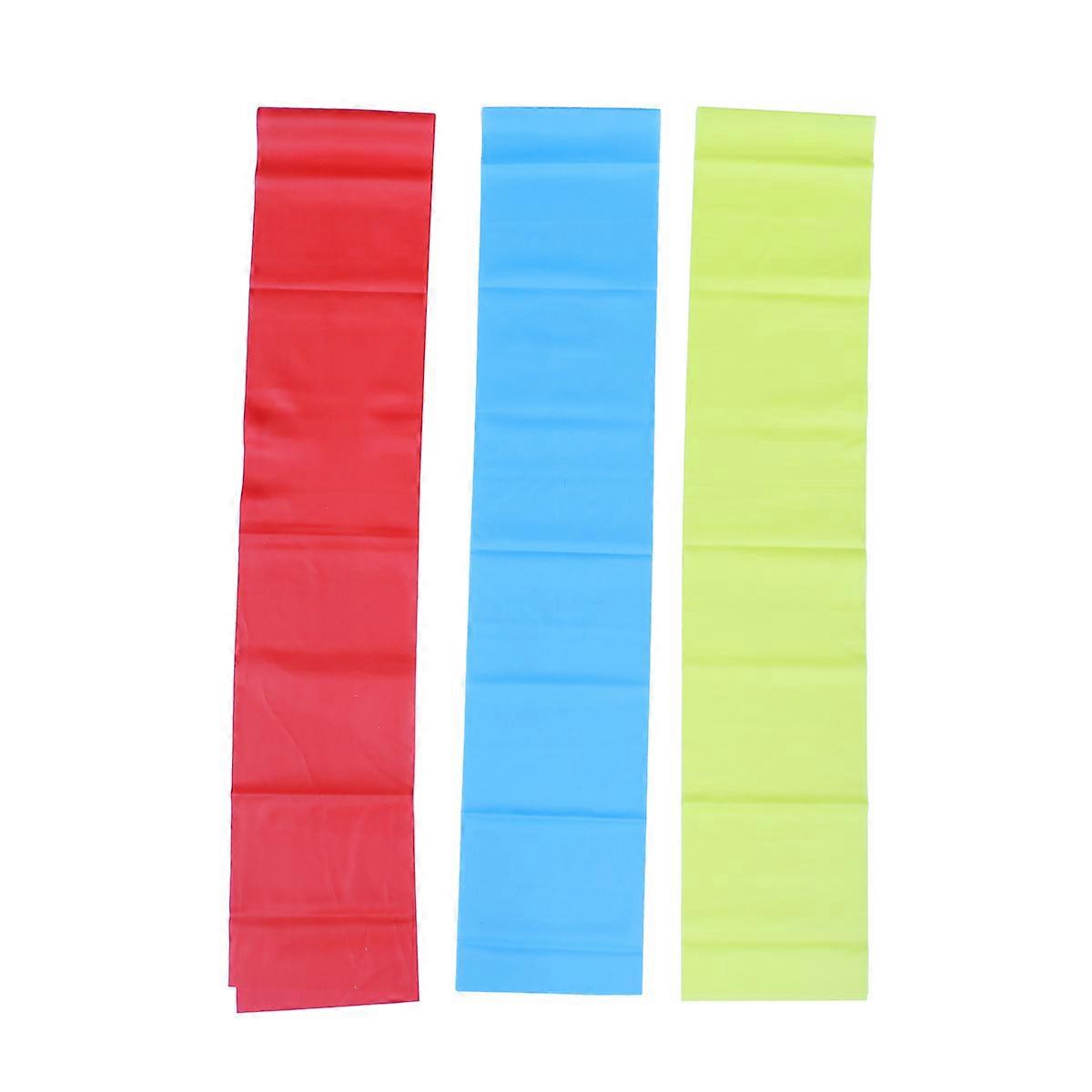 Multi-Purpose Elastic Exercise Bands 3Pack For Gym Home Office Use Ideal For Strength Training Yoga And Sessions