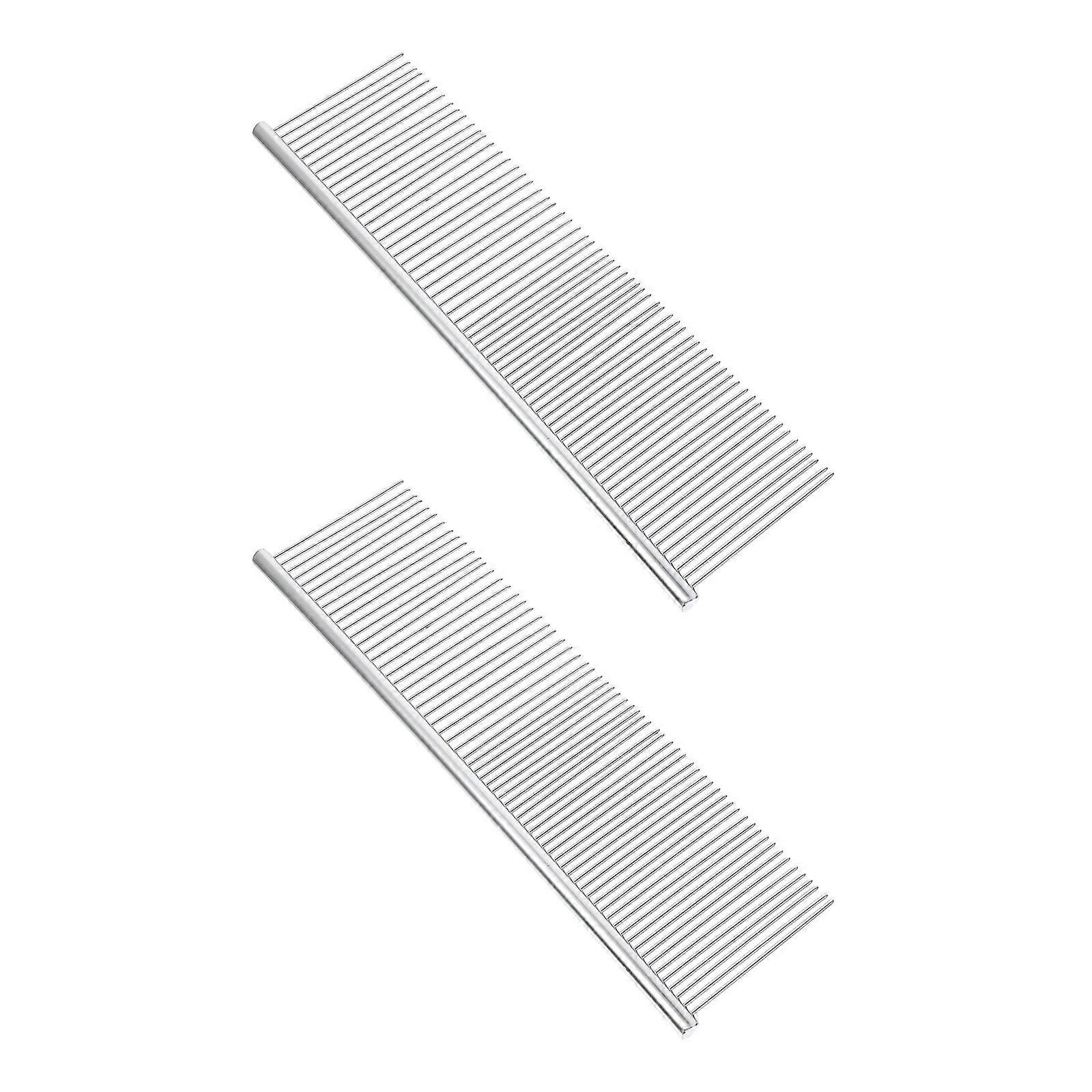 Stainless Steel Macrame Fringe Comb For DIY Projects Featuring Ergonomic Design Suitable For Pet Owners And 2Pcs