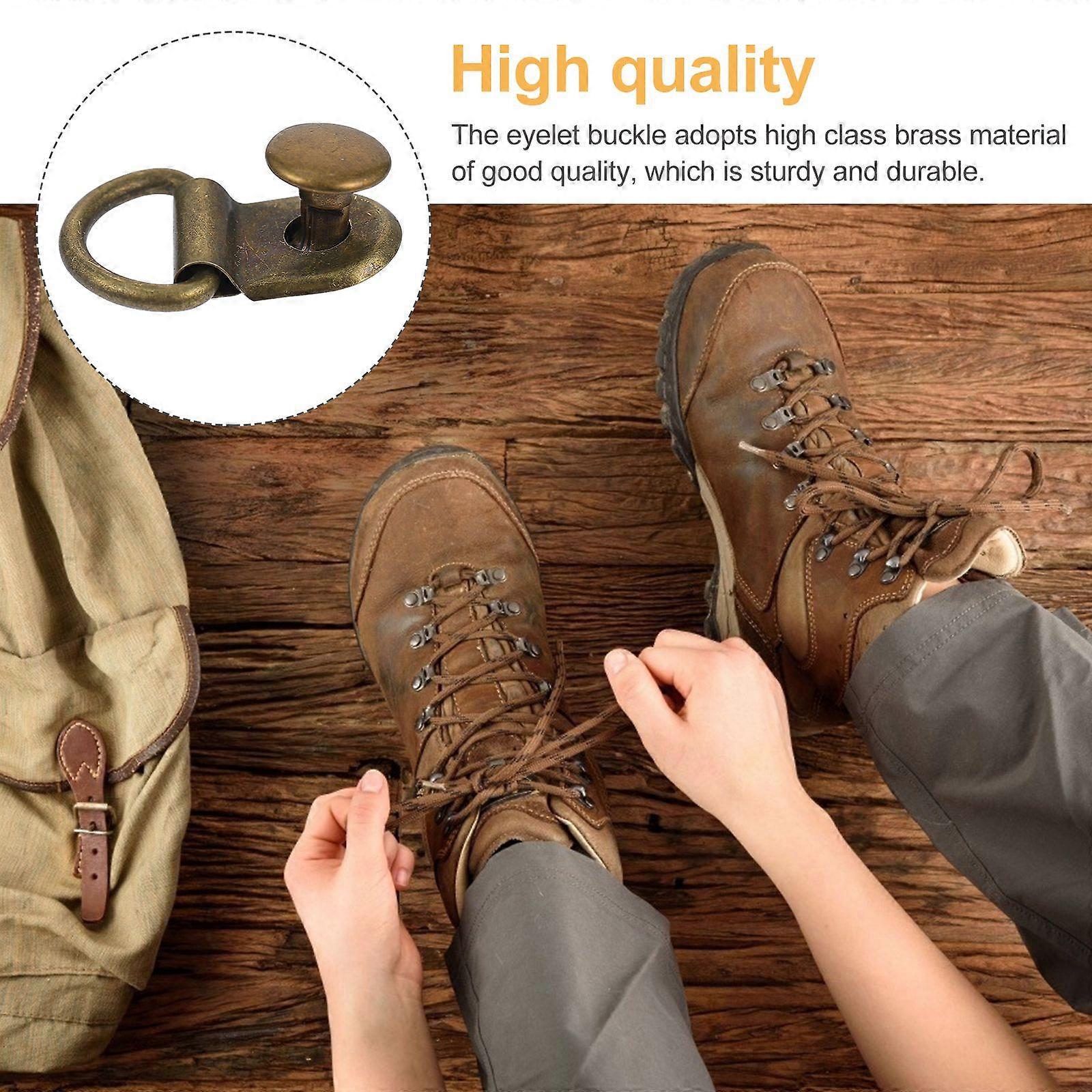 30 Sets Practical Shoe Button Concise Bag Buckle Durable Replaceable Buttons