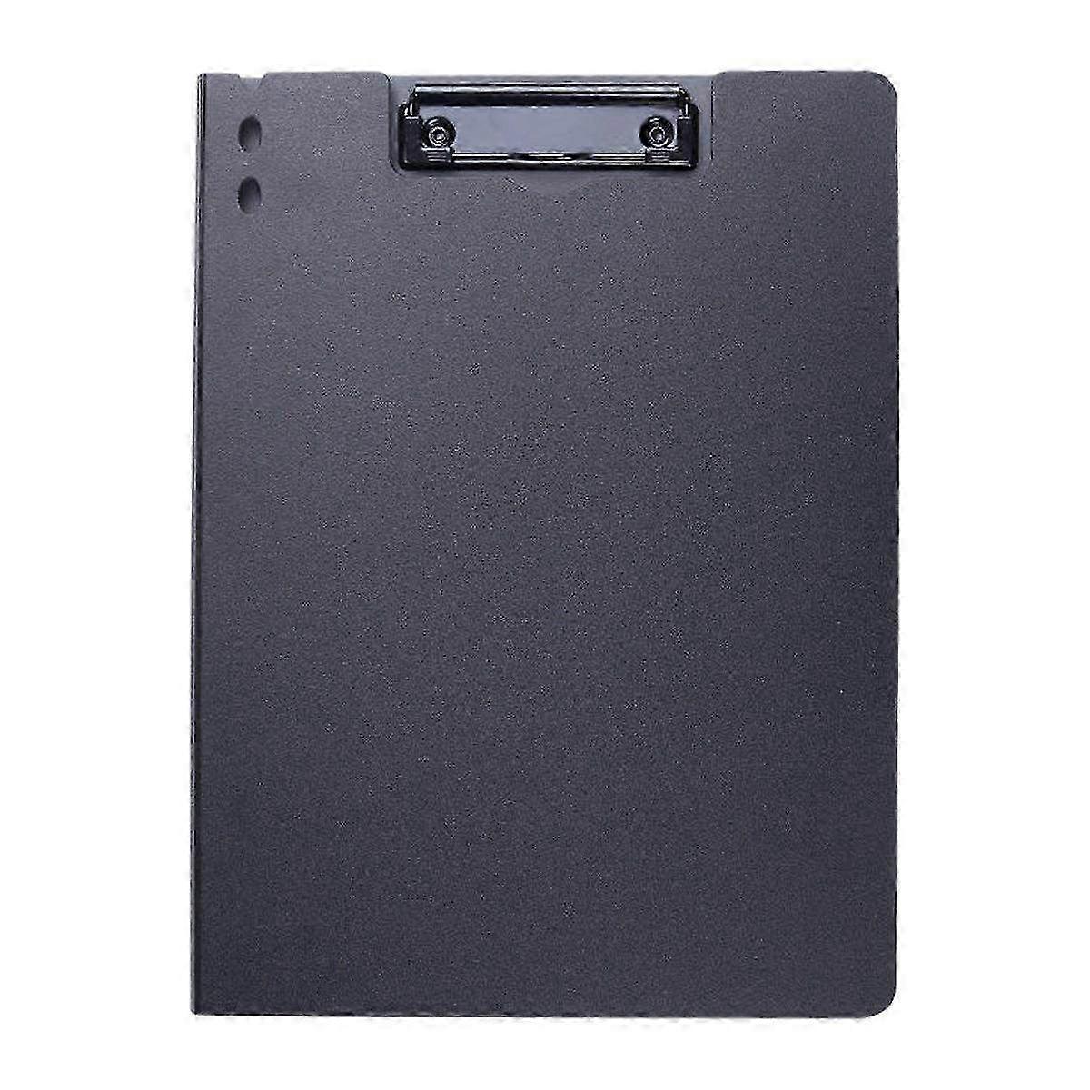 A4 Clipboard Folder - Vertical Black Paper Folder for Office & School Use - Stylish & Functional Document Organizer