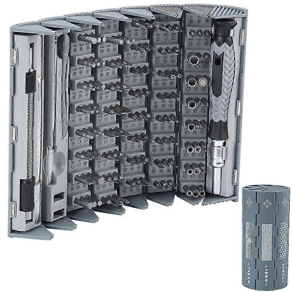 Bamboo style 126-piece manual screwdriver set Multifunctional precision maintenance kit