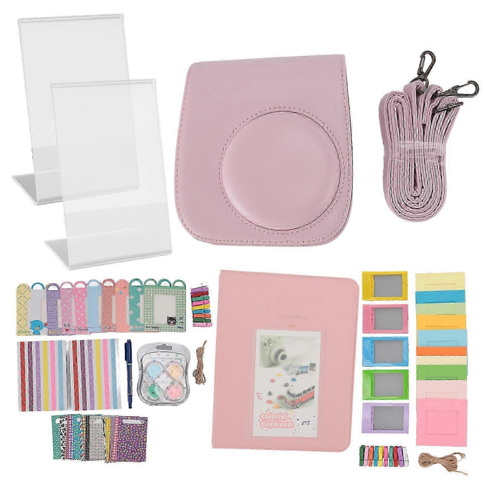 Instax Mini 12 Camera Accessory Kit: Protective Case, Photo Storage, Decorative Frames