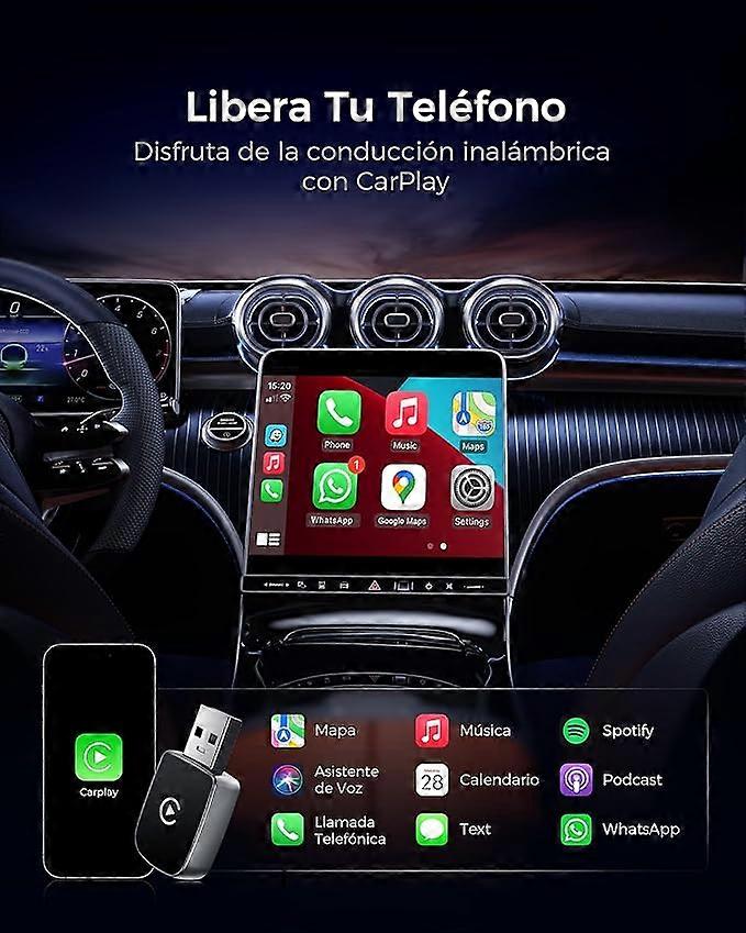 Autoverbindungsbox zwei in einem drahtlos geeignet für Carplay-Modul Smart Android Aut0carplay Box