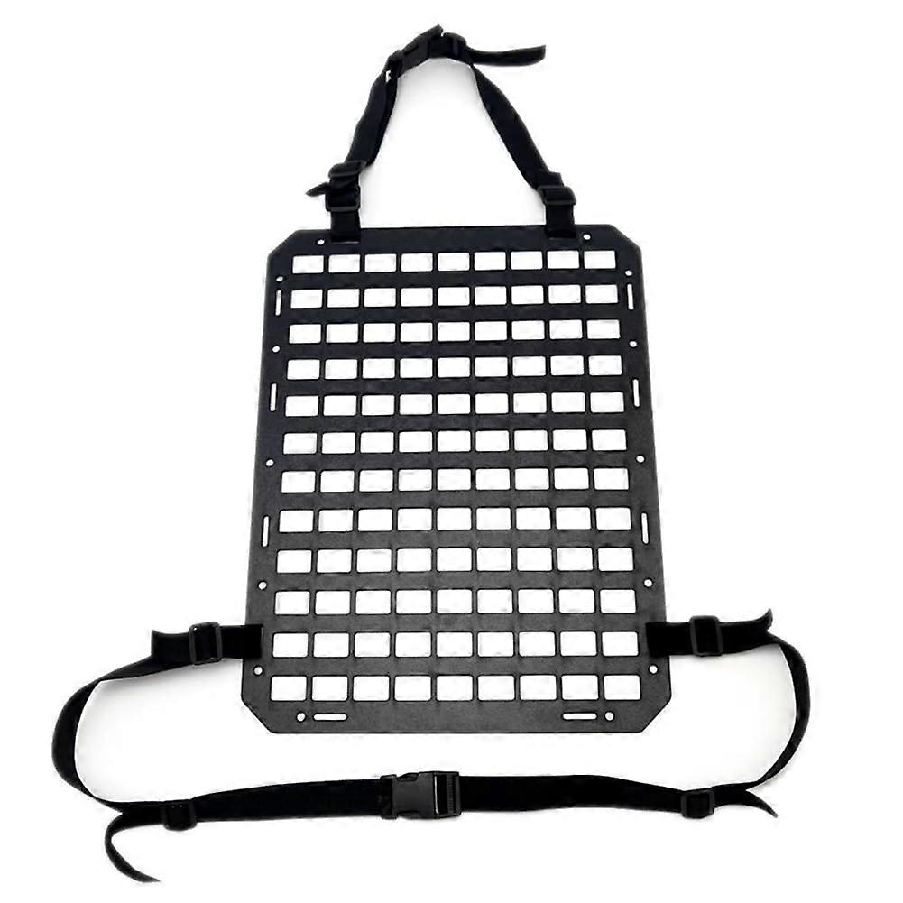 Car Seat Back Panel Molle Panel Organizer for SUV EDC Tools Modular Storage System with Adjustable Straps and Heavy-Duty Fabric