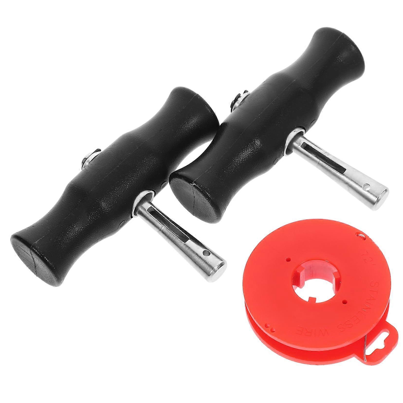 1Satz Car Windshield Removal Tool Set, Ergonomic Design, Durable and Reusable, Safe and Efficient Windshield Removal for Auto Repairs